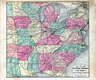 Pittsburgh, Cincinnati, and St. Louis Rail Road Pan Handle Route, Clarion County 1877